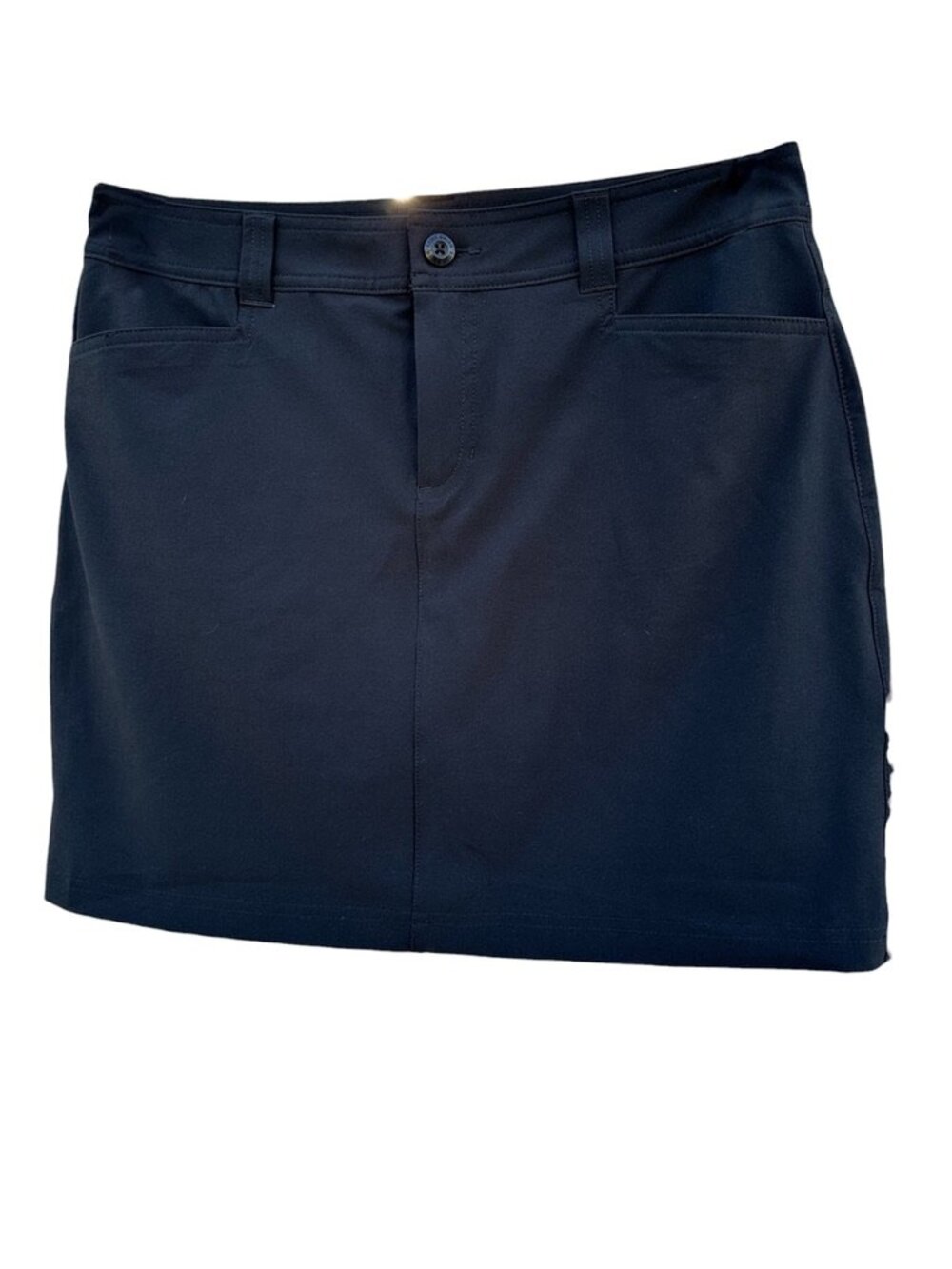 Eddie Bauer Adventurer 2.0 Black Outdoor Hiking Athletic Skort Skirt Shorts 8